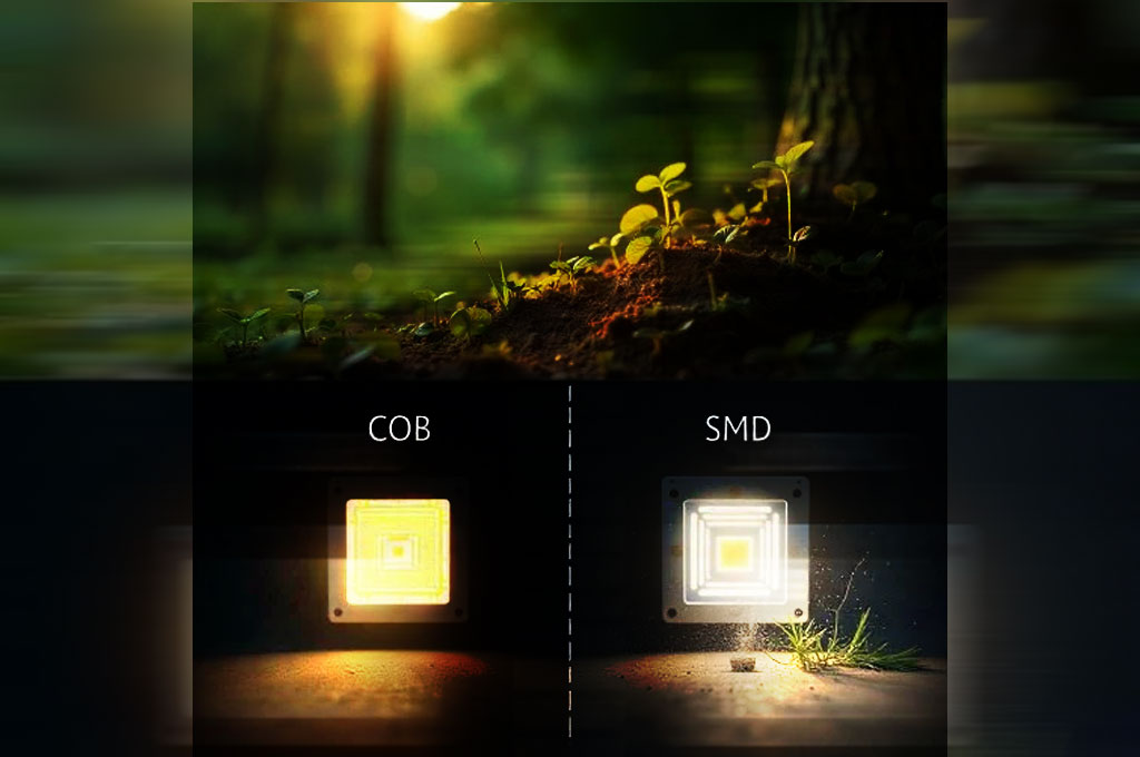 مقایسه پرژکتورهای COB و SMD: مزایا، معایب و کاربردها